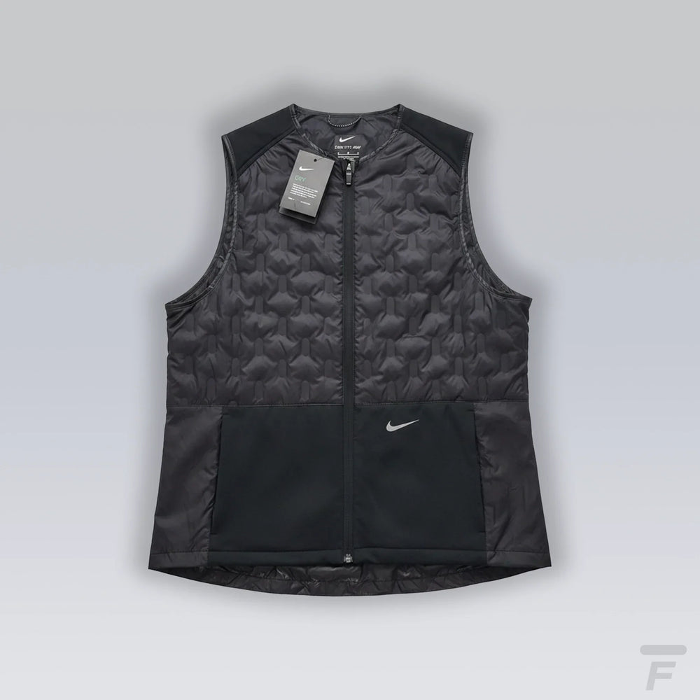Veste Sans Manche Running Therma Fit Noir
