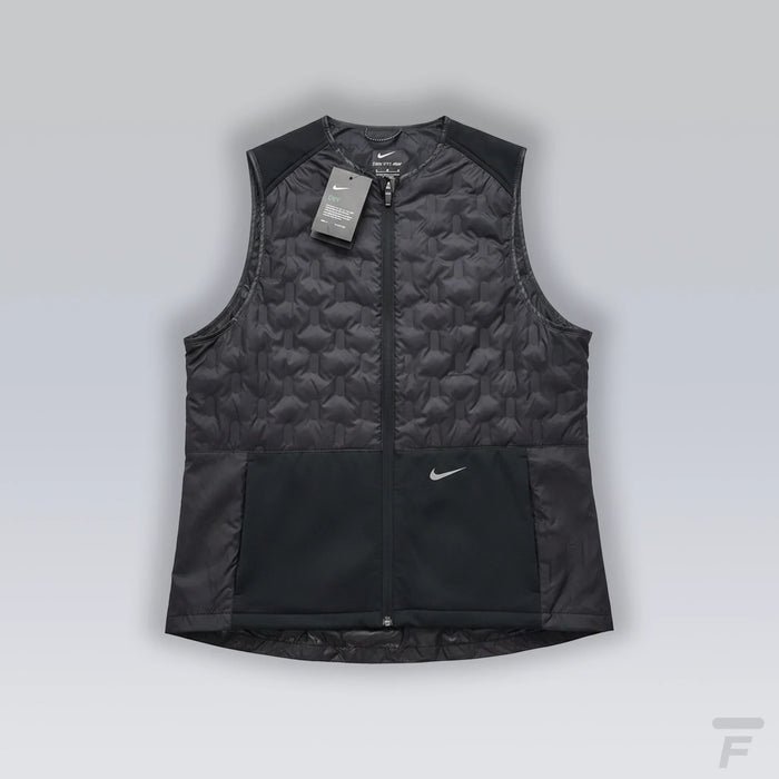 Veste Sans Manche Running Therma Fit Noir