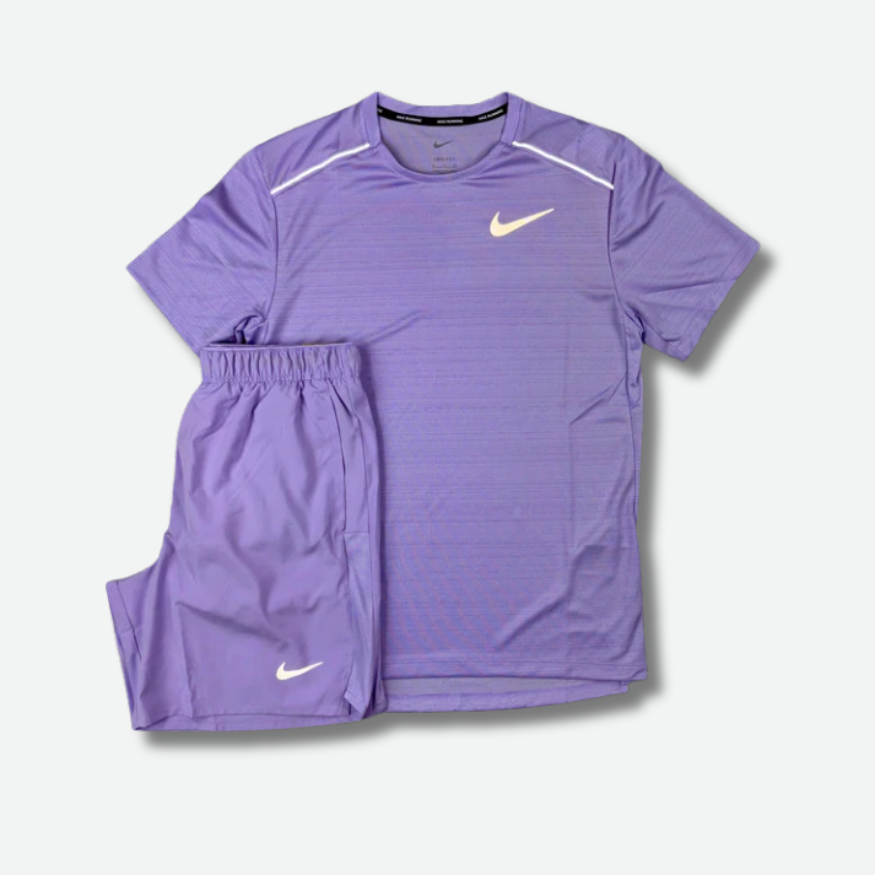 Ensemble Sport short t shirt running Lila - photo 1/3 - UrbanDrip