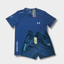 Ensemble Sport short t shirt Under Fluo Bleu - photo 1/3 - UrbanDrip