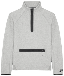 Zip 1 2 Sweatshirt Grey - UrbanDrip