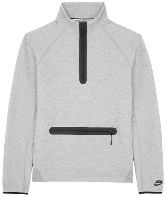 Zip 1 2 Sweatshirt Grey - UrbanDrip