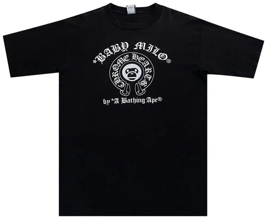 T-Shirt Heart Chrome Noir - photo 1/2 - UrbanDrip