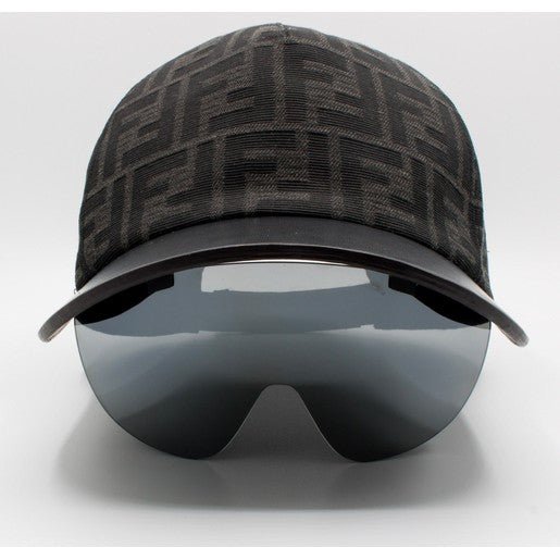 Cap Monogram FF Noir Visière