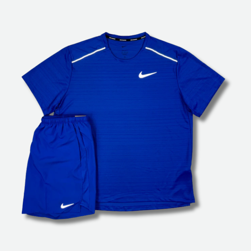 Ensemble Sport short t shirt running Bleu - photo 1/3 - UrbanDrip