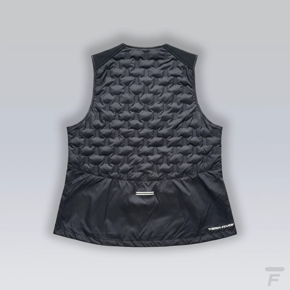 Veste Sans Manche Running Therma Fit Noir