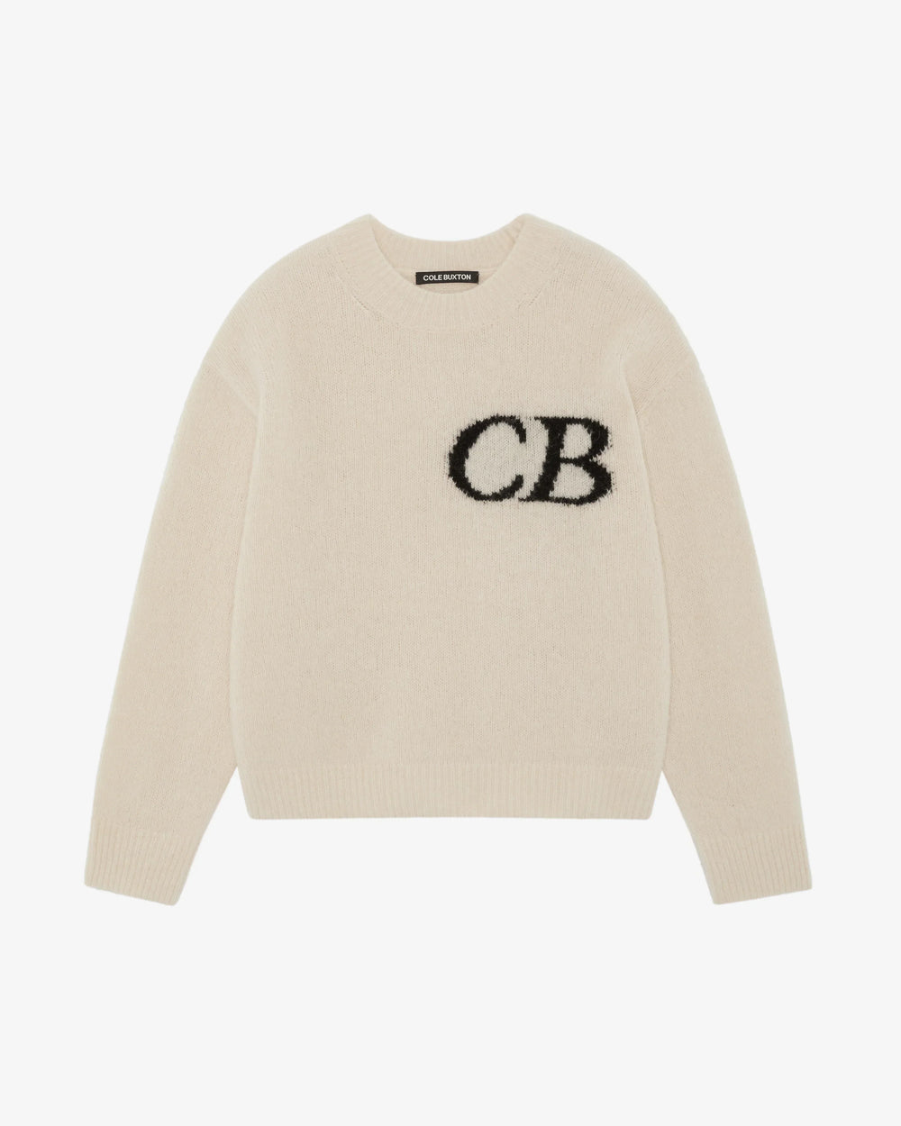 Sweat Pull CB Logo Knit Beige - photo 1/5 - UrbanDrip