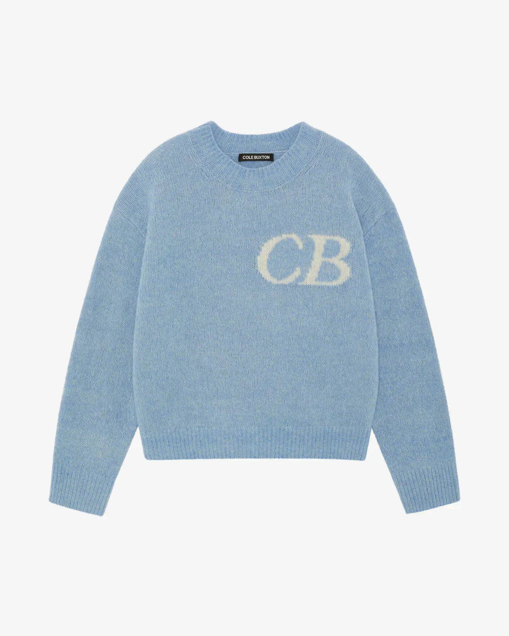 Sweat Pull CB Logo Knit Bleu Ciel - photo 1/5 - UrbanDrip
