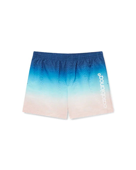 Short Jacquard Gradient Swim Shorts - photo 1/3 - UrbanDrip