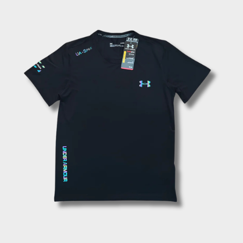 Ensemble Sport short t shirt Under Fluo Noir - photo 2/3 - UrbanDrip