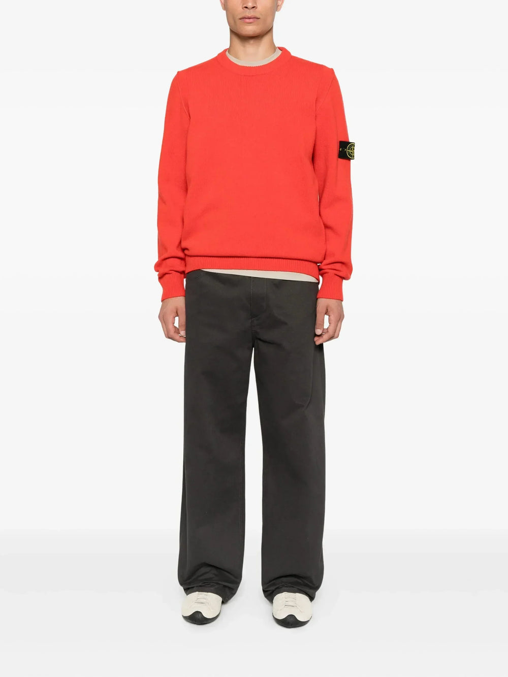 Sweat Pull Col Rond Rouge - photo 3/4 - UrbanDrip