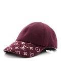 Cap Monogram LV Bordeaux