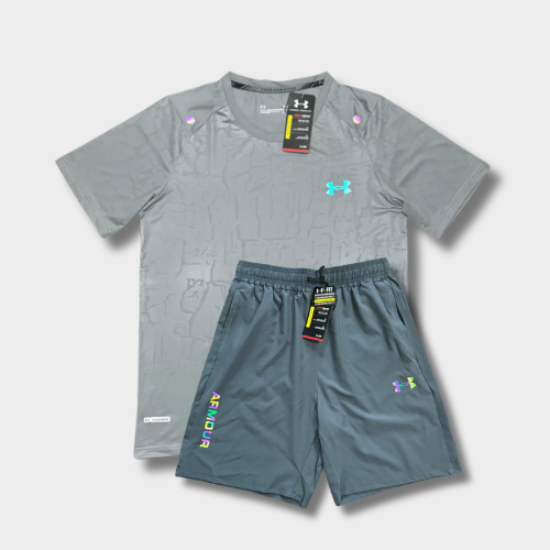 Ensemble Sport short t shirt Under Fluo Gris - photo 1/3 - UrbanDrip