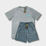 Ensemble Sport short t shirt Under Fluo Gris - photo 1/3 - UrbanDrip