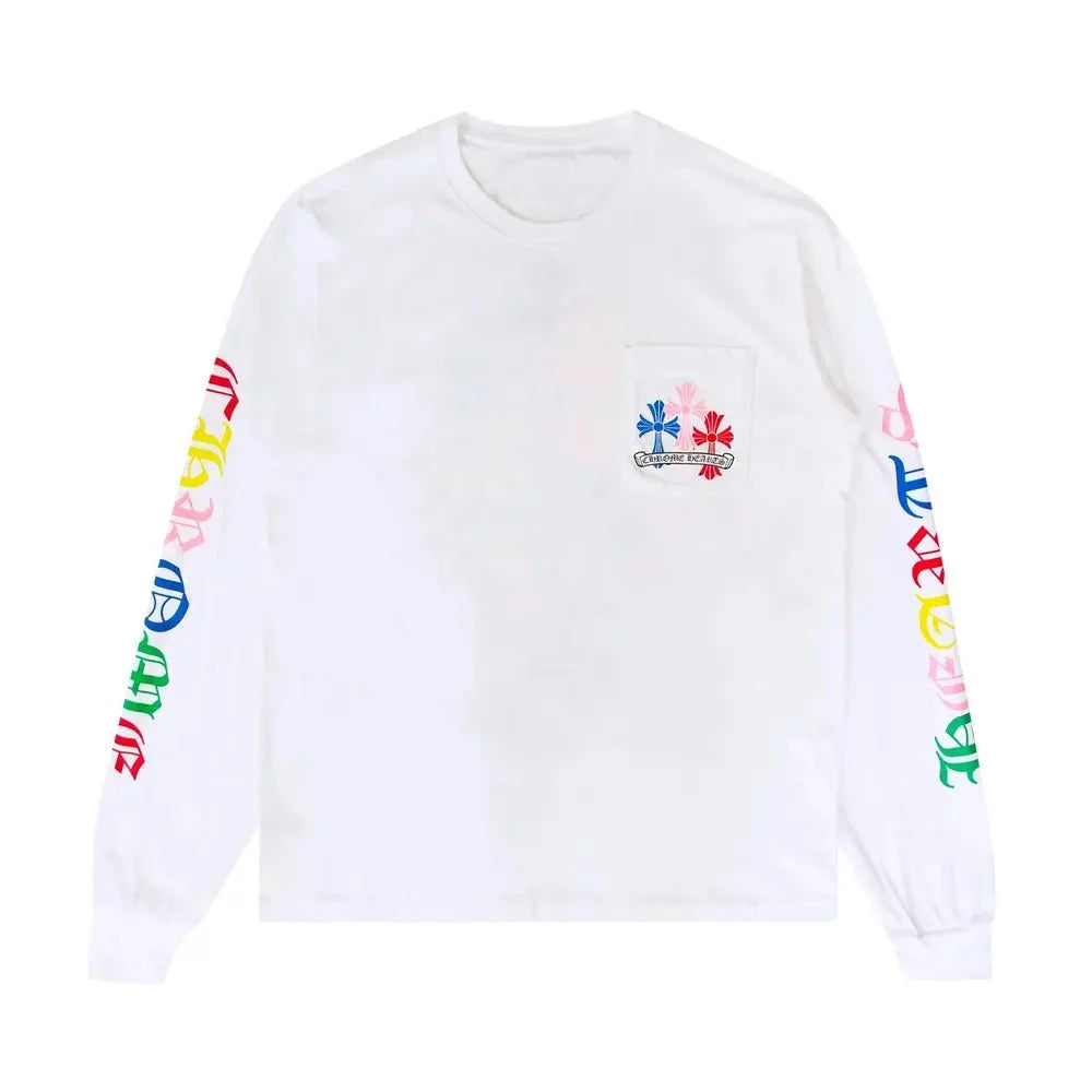 T-Shirt Manche Longue Chrome Heart Multicolore - UrbanDrip