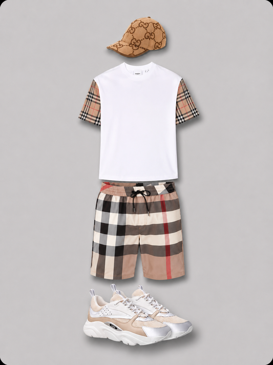 Ensemble Sport Outfit Beige - UrbanDrip