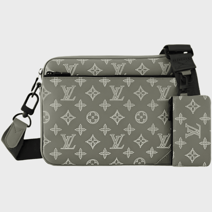 Trio Messenger Monogram Kaki