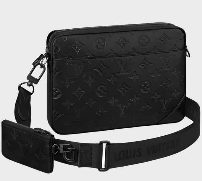 Trio Messenger Monogram Gris