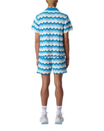 Wavy Gradient Crochet Shirt 3 Blanc - photo 3/5 - UrbanDrip