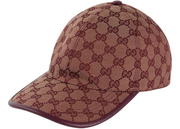 Cap Monogram GG Bordeaux