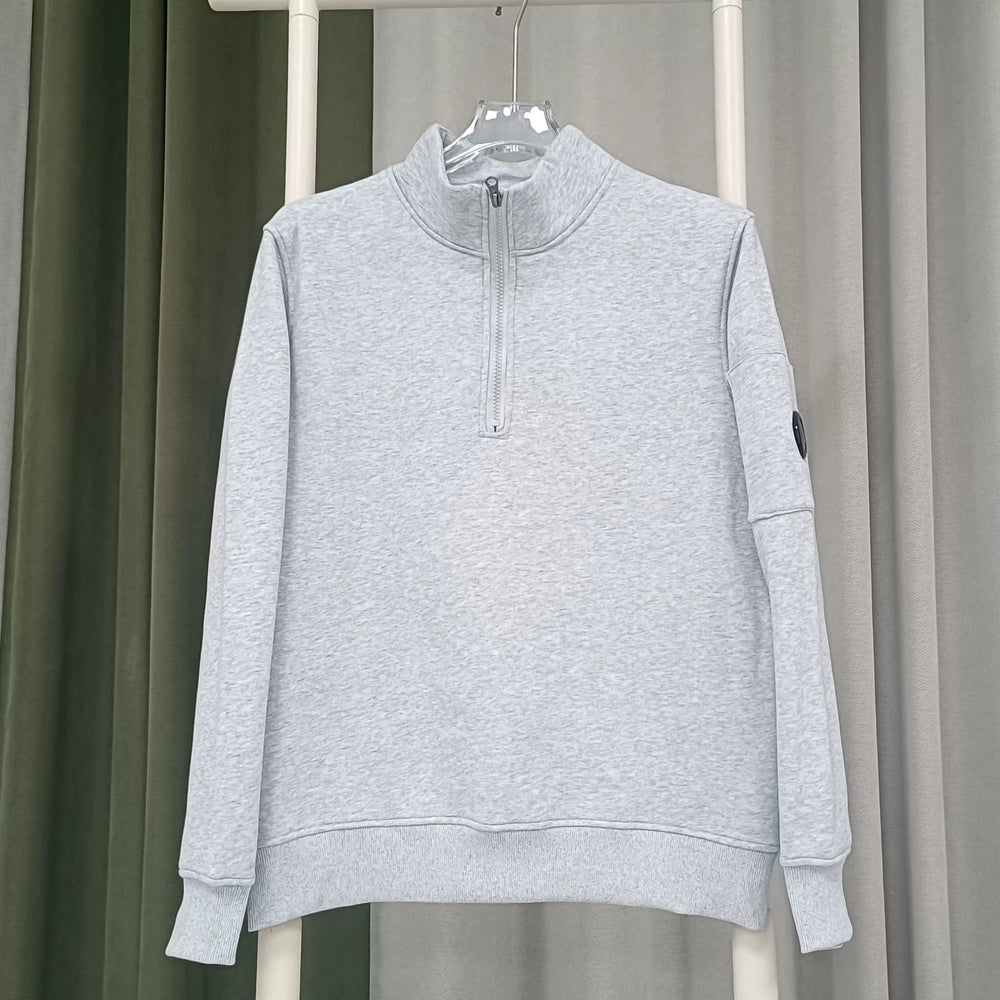Veste Gilet Zip Quarter Gris - UrbanDrip