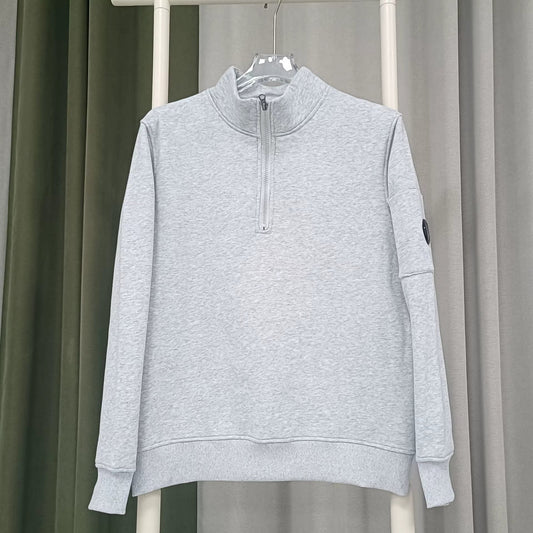 Veste Gilet Zip Quarter Gris - UrbanDrip