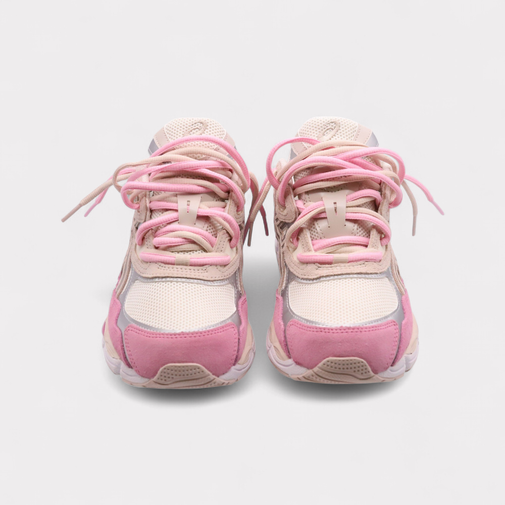 Sneakers Double Laces Pink Cream - photo 3/4 - UrbanDrip