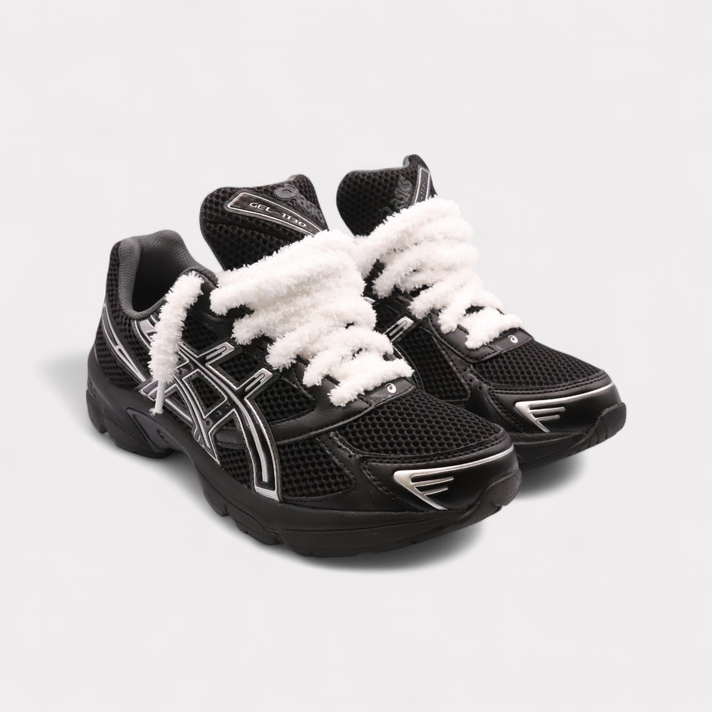 Sneakers Pure Fluffy Laces Silver White Black - photo 2/4 - UrbanDrip