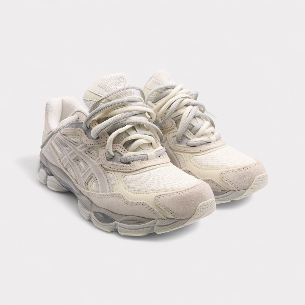 Sneakers Double Laces Grey Cream - photo 2/4 - UrbanDrip
