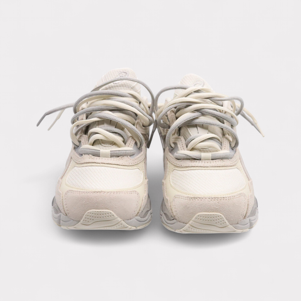 Sneakers Double Laces Grey Cream - photo 3/4 - UrbanDrip