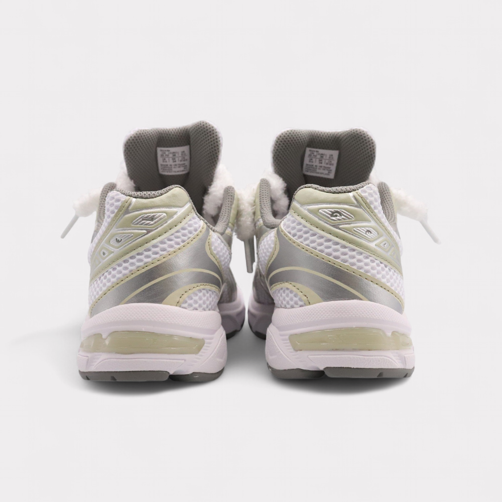 Sneakers Dried Leaf Fluffy Laces White Green - photo 5/6 - UrbanDrip