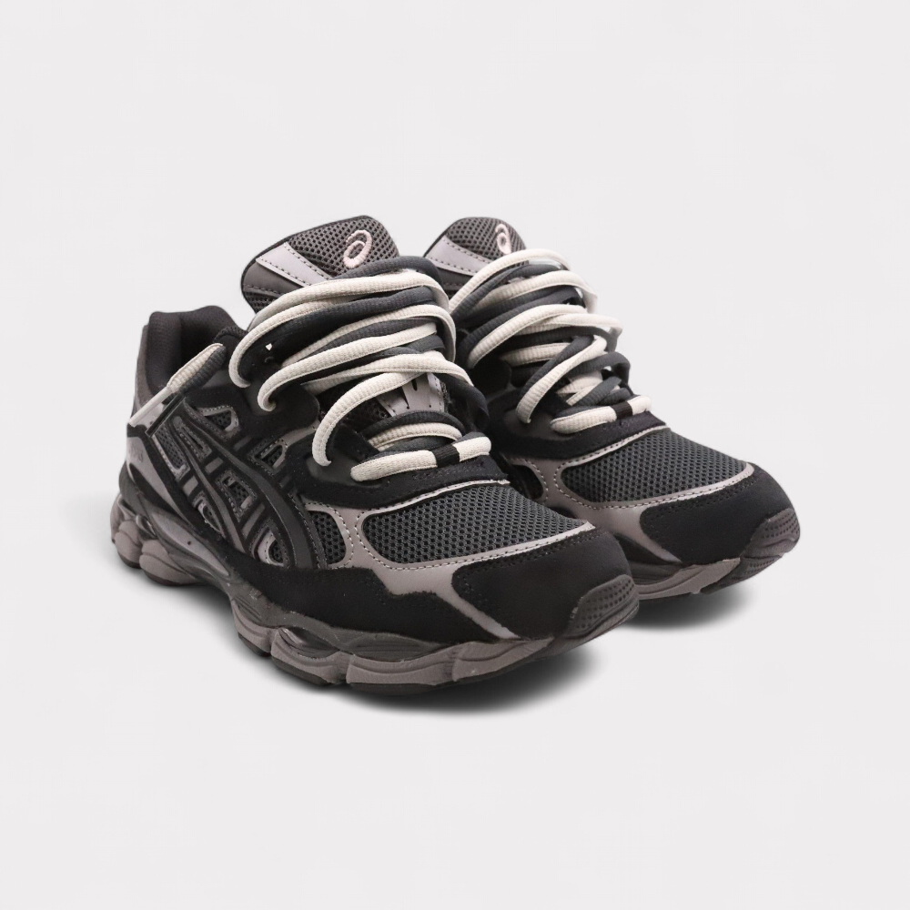 Sneakers Double Laces Grey Gris Graphite - photo 2/6 - UrbanDrip