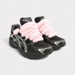 Sneakers Pure Fluffy Laces Silver Black Pink - photo 2/6 - UrbanDrip