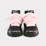 Sneakers Pure Fluffy Laces Silver Black Pink - photo 3/6 - UrbanDrip