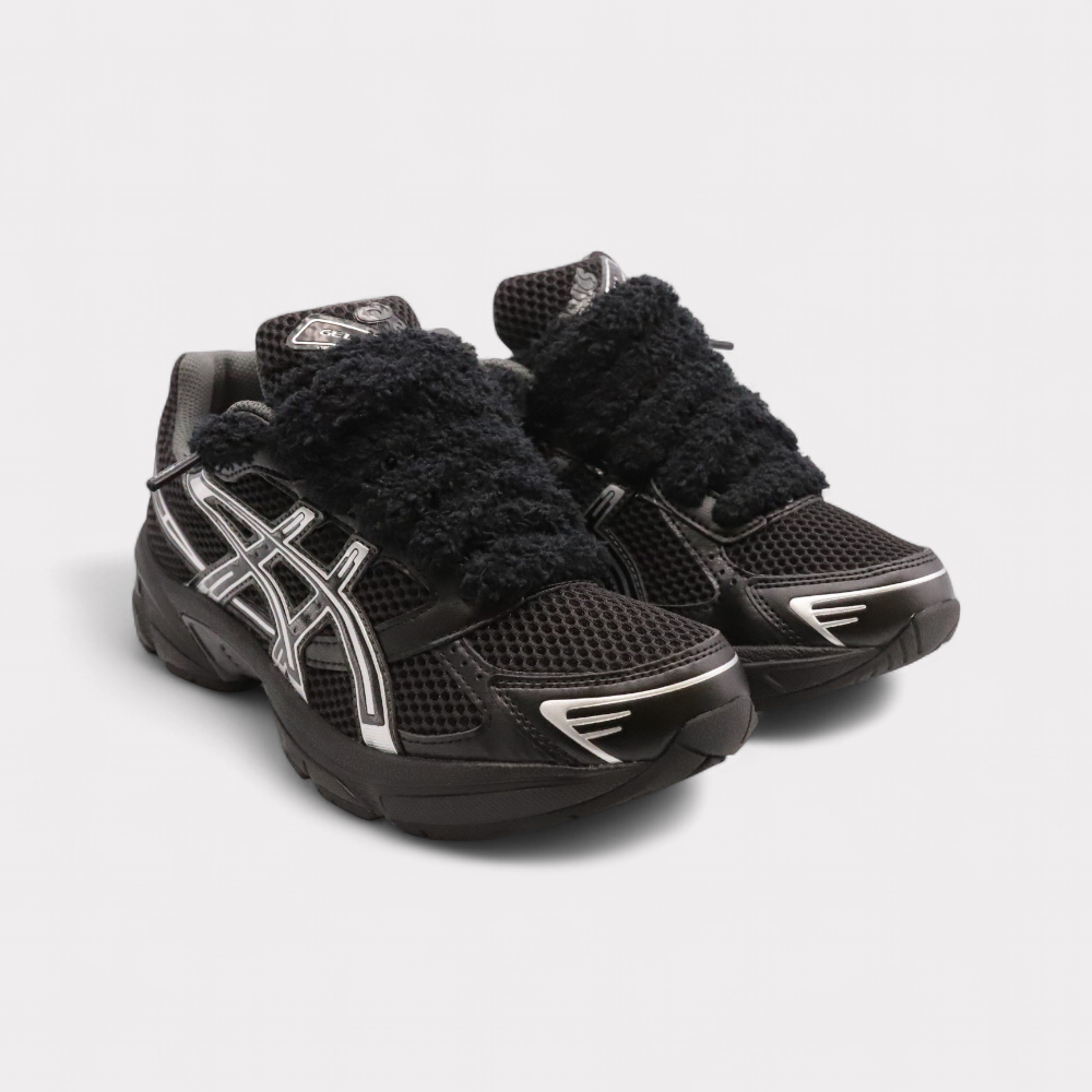Sneakers Pure Fluffy Laces Silver Black - photo 2/6 - UrbanDrip