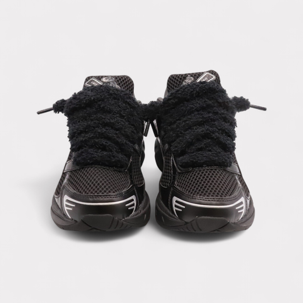 Sneakers Pure Fluffy Laces Silver Black - photo 3/6 - UrbanDrip