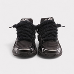 Sneakers Pure Fluffy Laces Silver Black - photo 3/6 - UrbanDrip