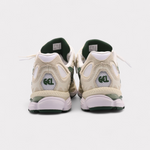 Sneakers Double Laces Vert Foncé Blanc Ivoire - photo 5/7 - UrbanDrip