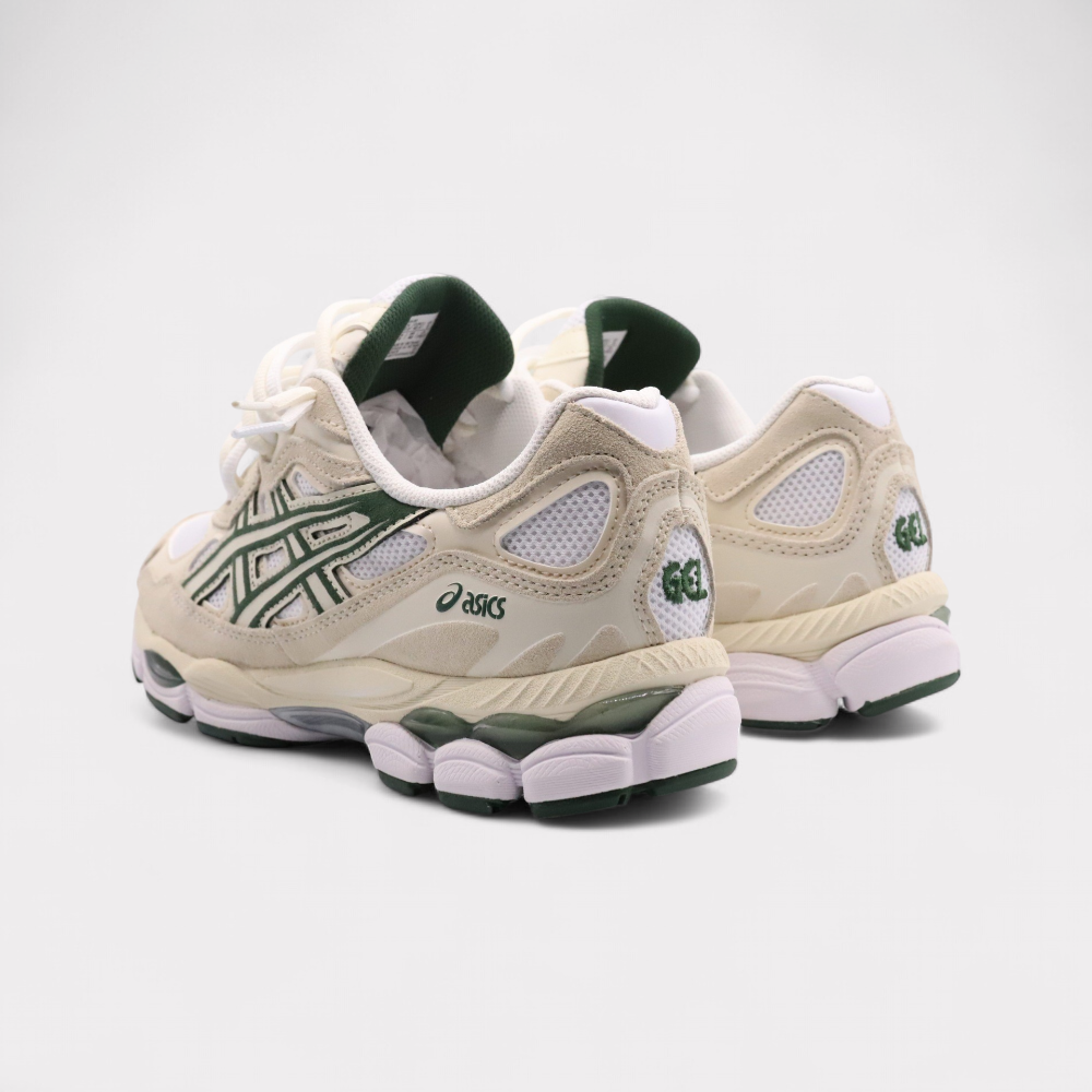 Sneakers Double Laces Vert Foncé Blanc Ivoire - photo 4/7 - UrbanDrip