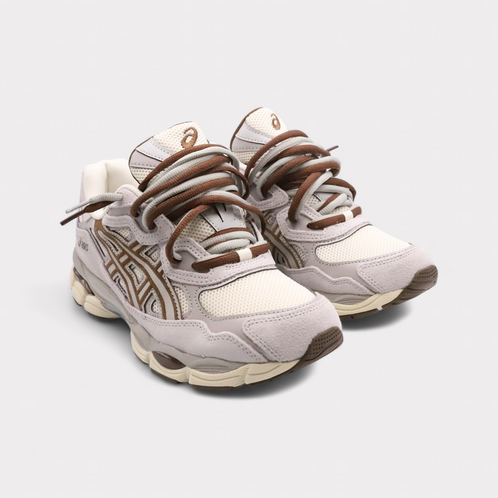 Sneakers Cement Double Laces Grey Cream - photo 2/6 - UrbanDrip
