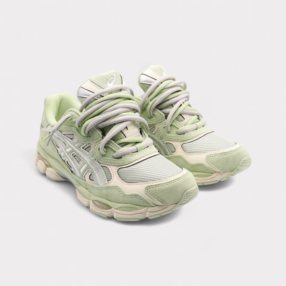 Sneakers Double Laces Vert Sauge Givré - photo 3/7 - UrbanDrip