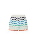 Gradient Wave Crochet Shorts