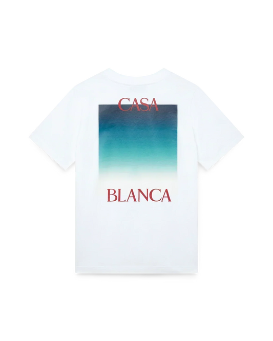 T-Shirt Gradient Casa Logo 3 Blanc - photo 1/2 - UrbanDrip