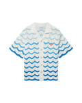 Wavy Gradient Crochet Shirt - casablanca (2)