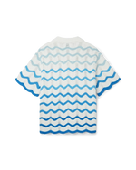 Wavy Gradient Crochet Shirt 2 Blanc - photo 6/6 - UrbanDrip
