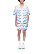 Wavy Gradient Crochet Shirt 2 Blanc - photo 2/6 - UrbanDrip