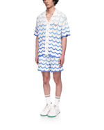 Wavy Gradient Crochet Shirt 2 Blanc - photo 3/6 - UrbanDrip