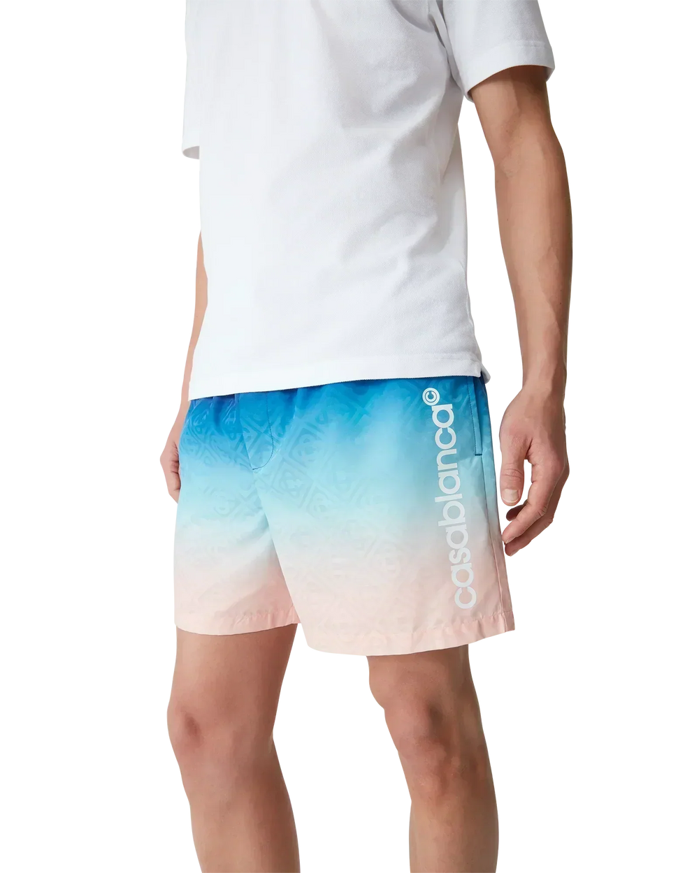 Short Jacquard Gradient Swim Shorts - photo 3/3 - UrbanDrip