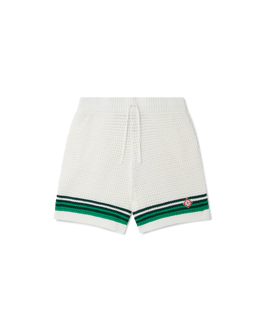 Short Tennis Crochet Shorts Blanc - photo 1/5 - UrbanDrip