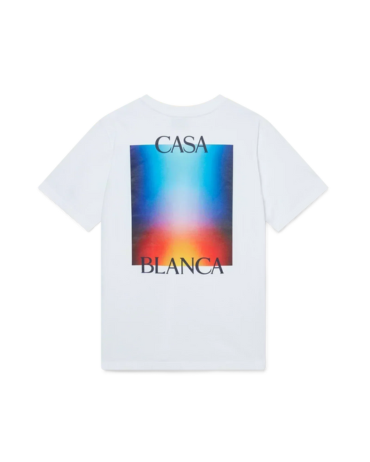 T-Shirt Gradient Casa Logo 2 Blanc - photo 1/5 - UrbanDrip